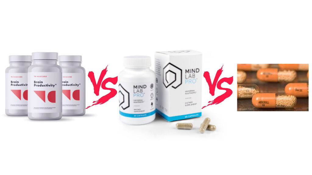 Noocube vs Mind Lab vs Adderall Canada Review